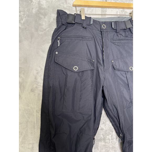 Sessions Hampton Winter Sport Pants Large Black RECCO Snowboard Ski Waterproof - Picture 2 of 16